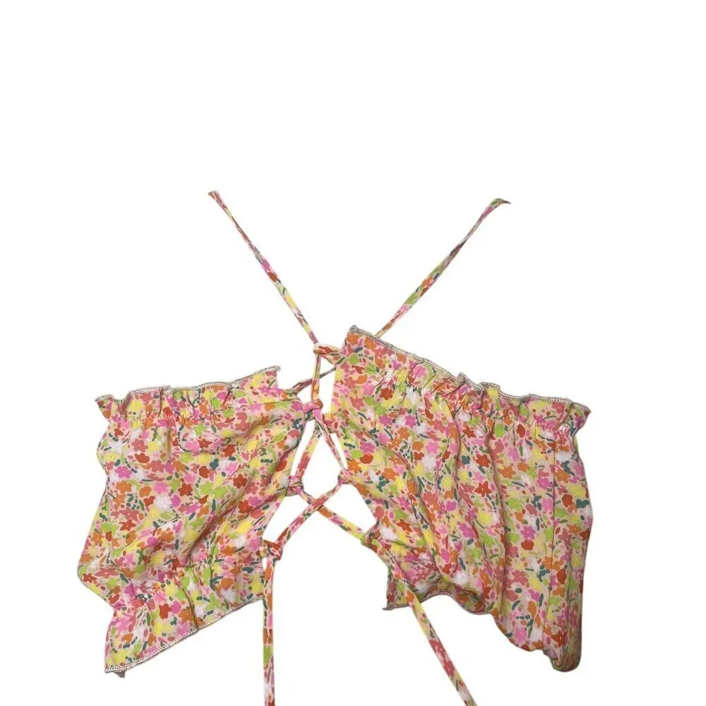 Show Me Your Mumu Dakota Top – Beachy Blossom – Size Large